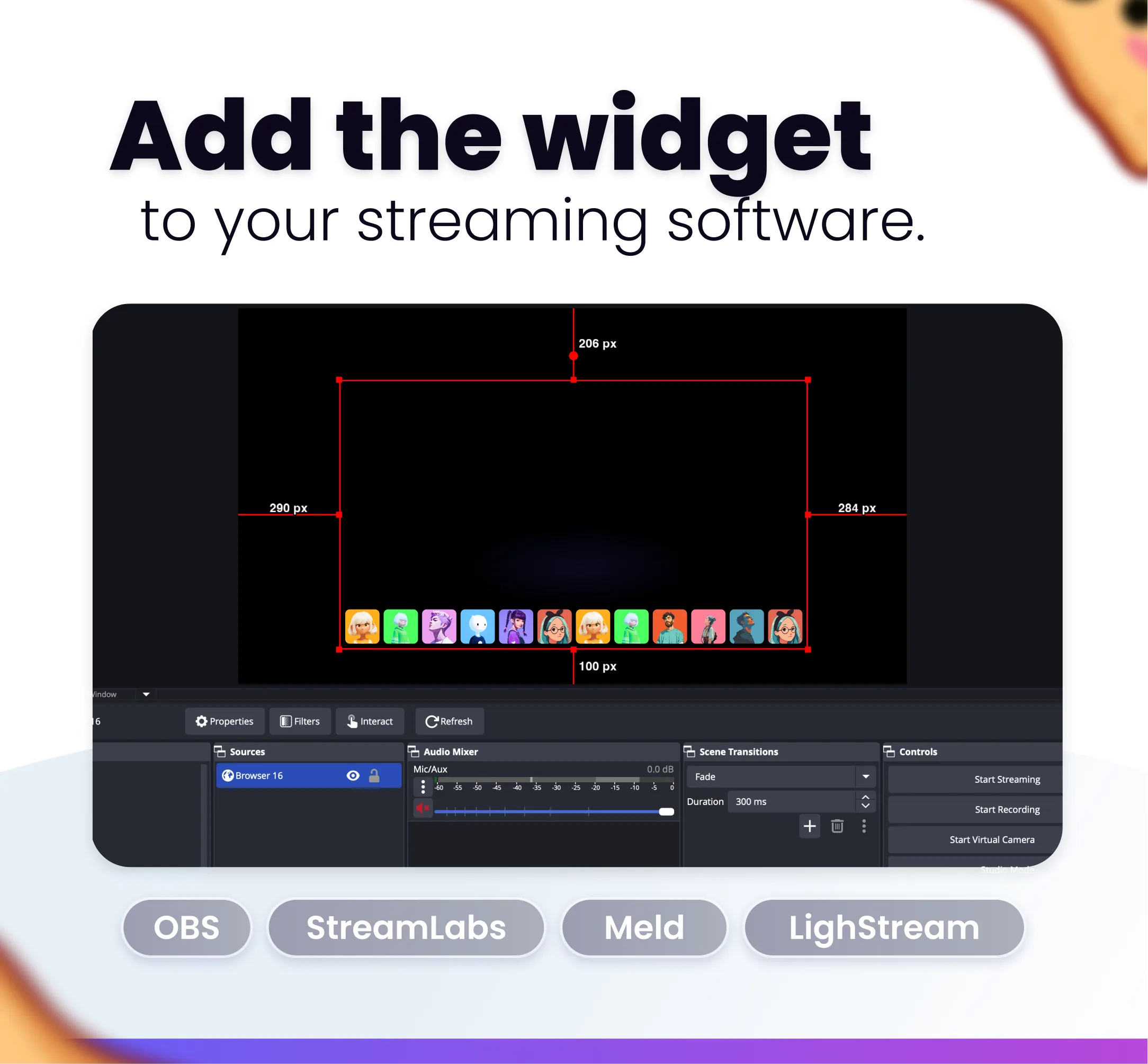 Widget Avatar Row - Preview Image 4 | NeoStreamShop