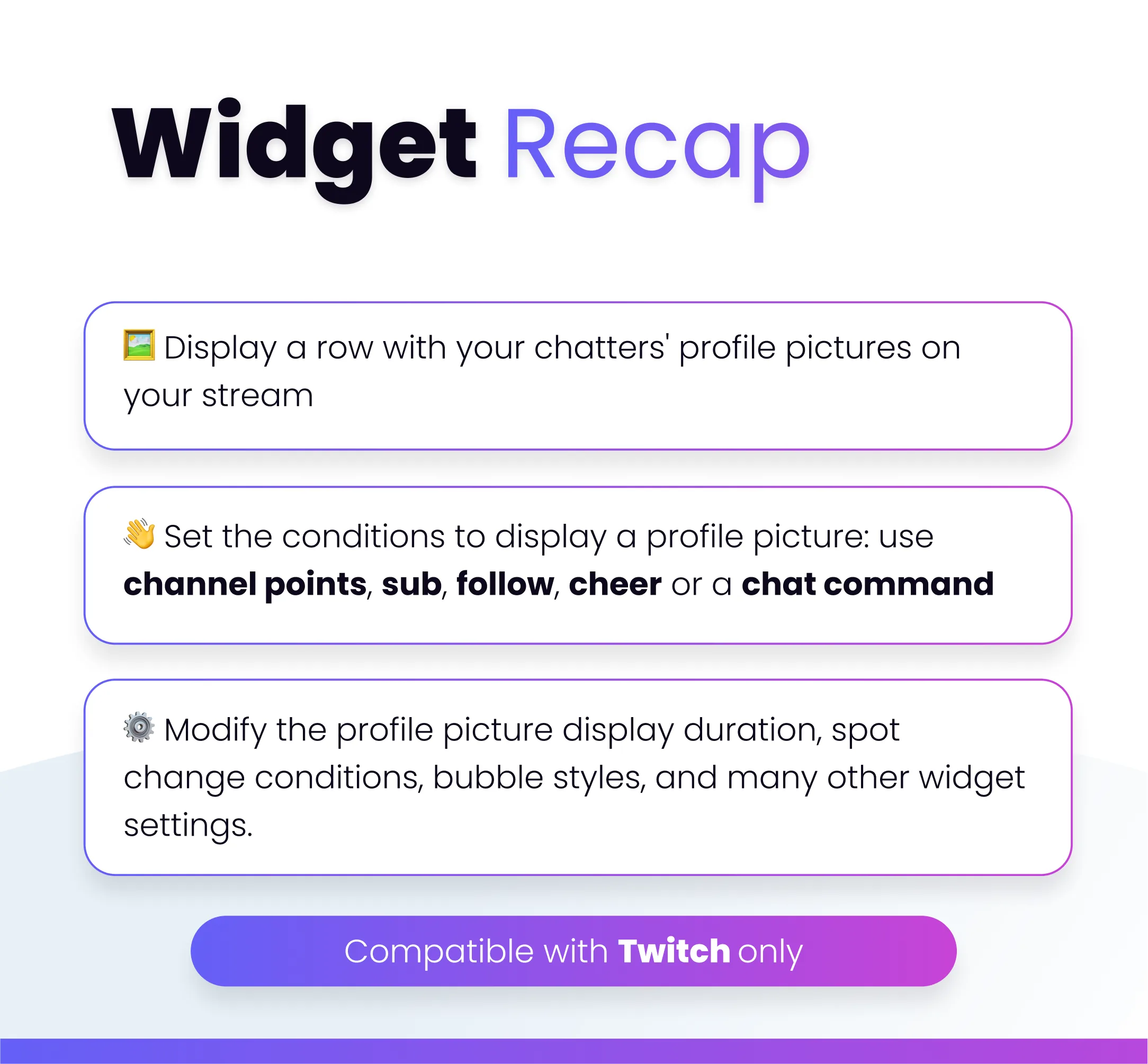 Widget Avatar Row - Preview Image 6 | NeoStreamShop