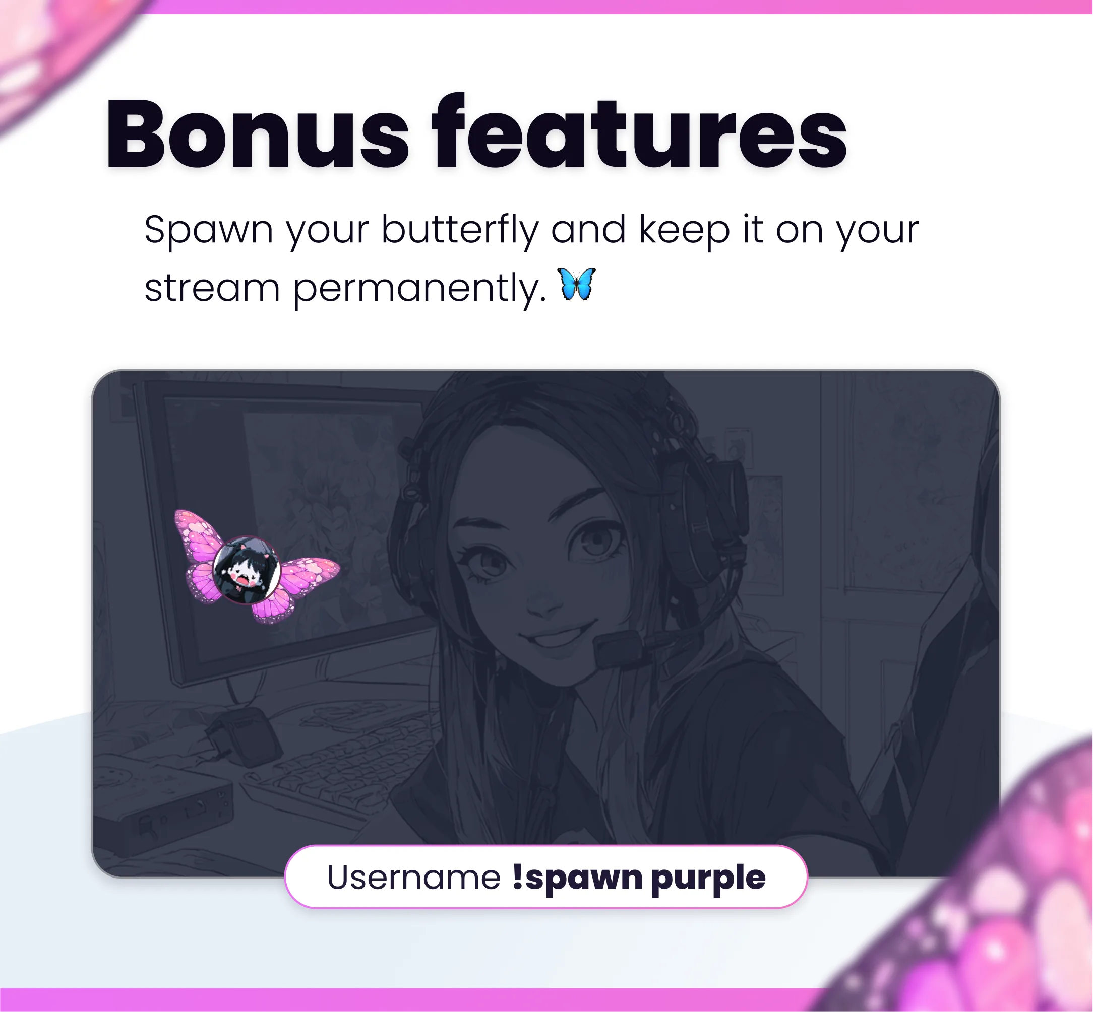 Widget Butterflies Swarm - Preview Image 6 | NeoStreamShop