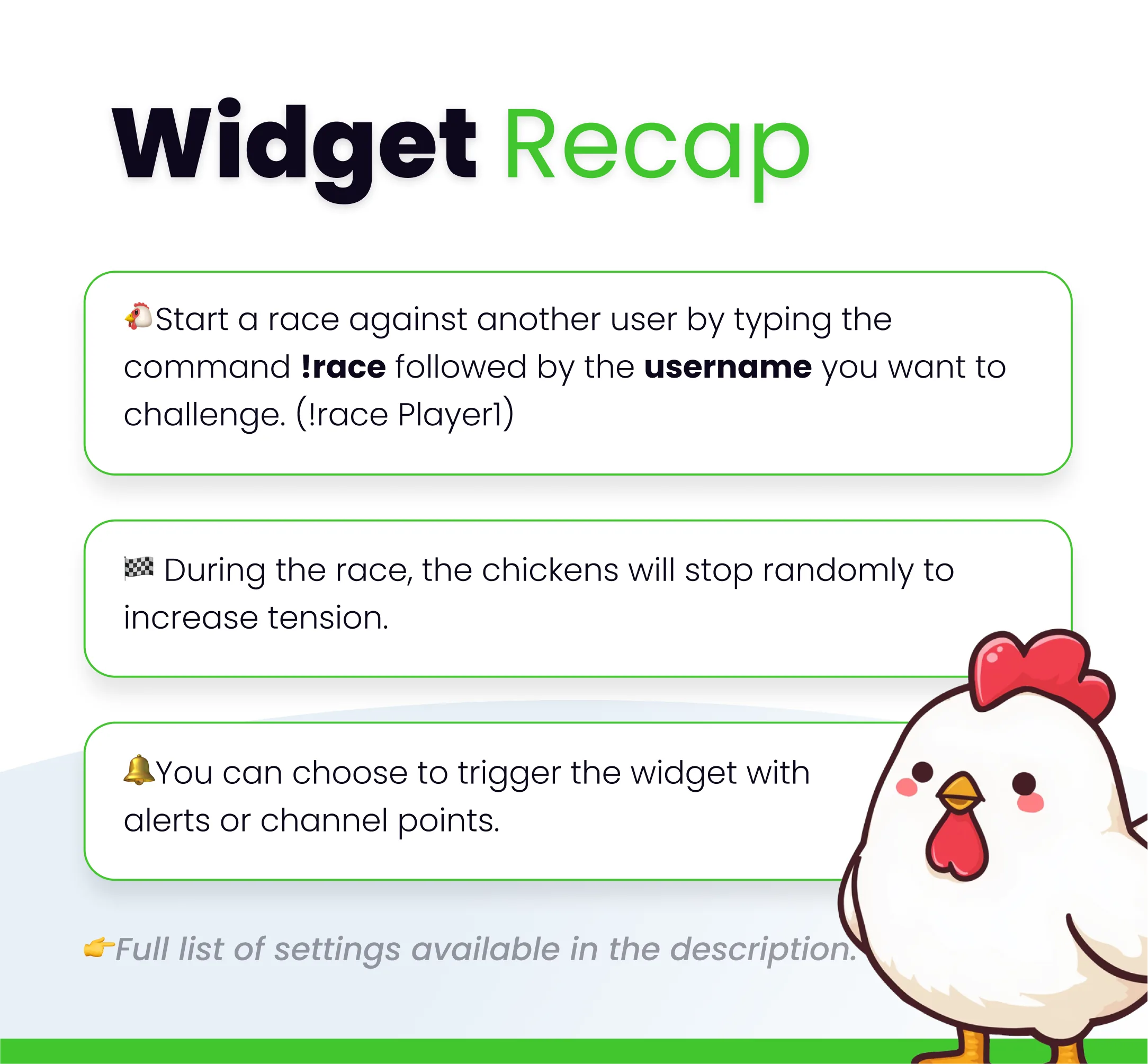 Widget Chicken Race - Preview Image 5 | NeoStreamShop