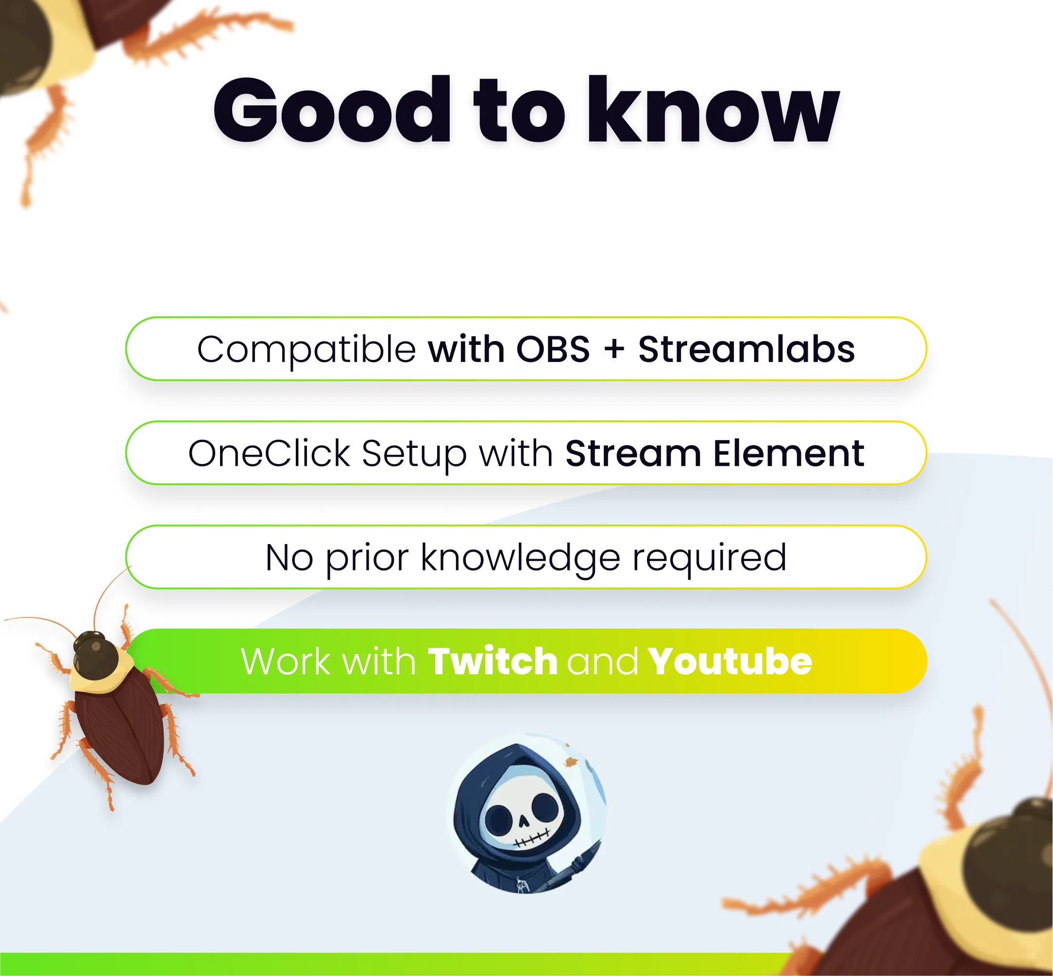 Widget Cockroach - Preview Image 6 | NeoStreamShop