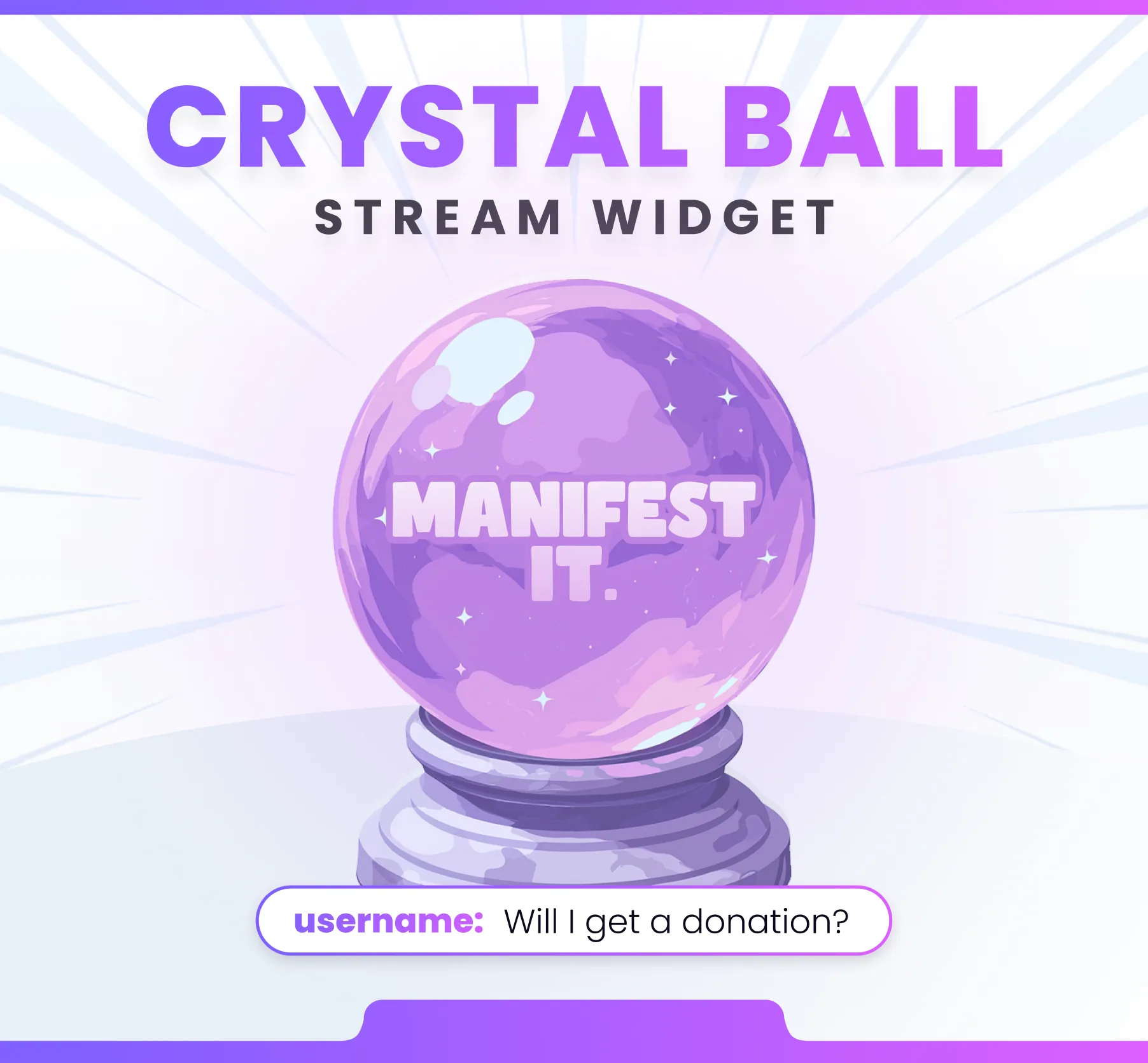 Widget Crystal Ball - Product Cover | NeoStreamShop