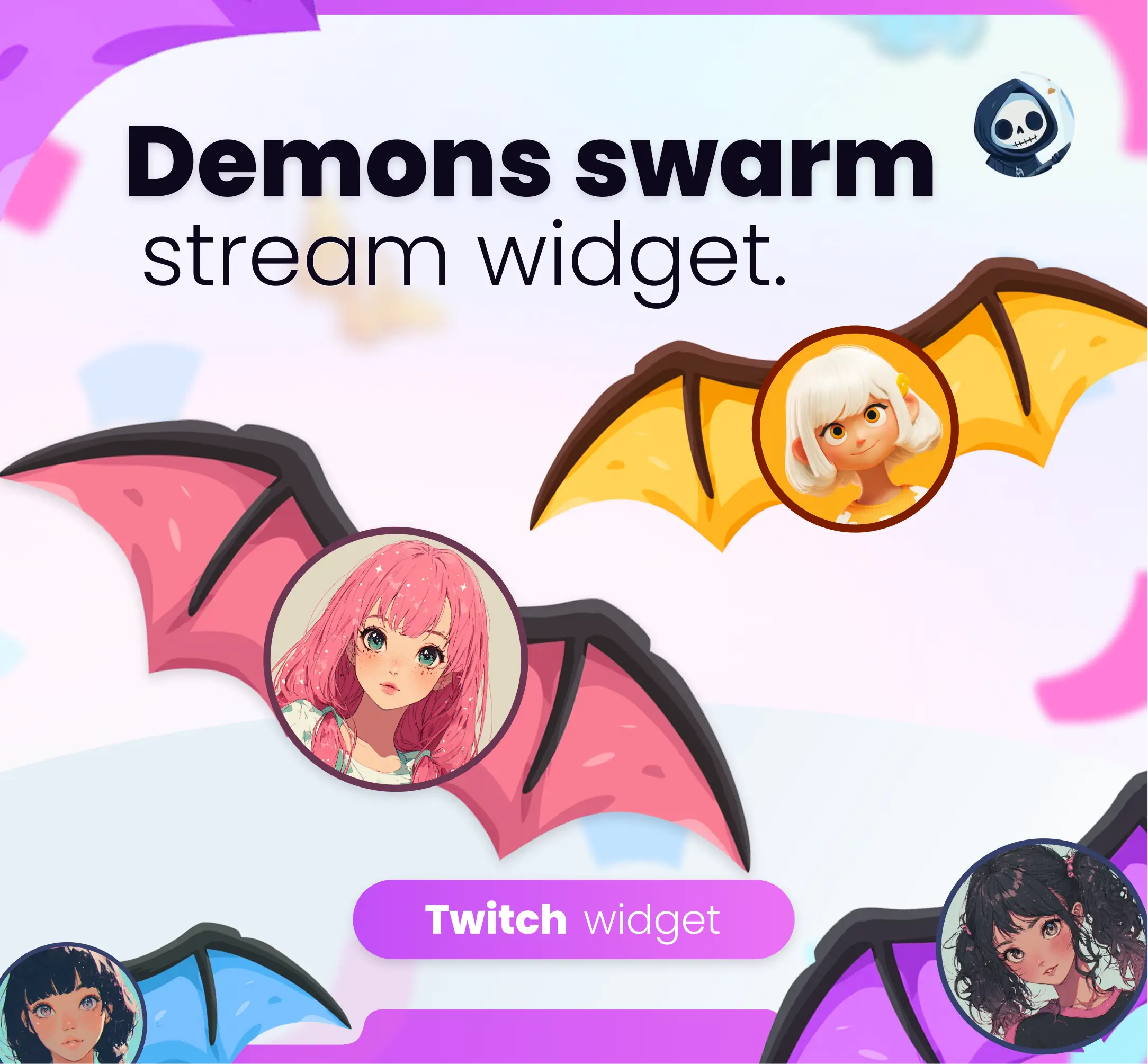 Widget Demons Swarm - Stream Widgets | NeoStreamShop