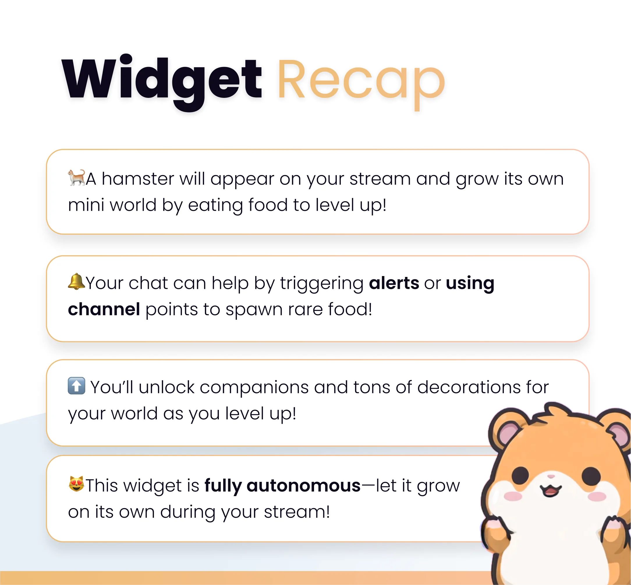 Widget Happy Hamster - Preview Image 8 | NeoStreamShop