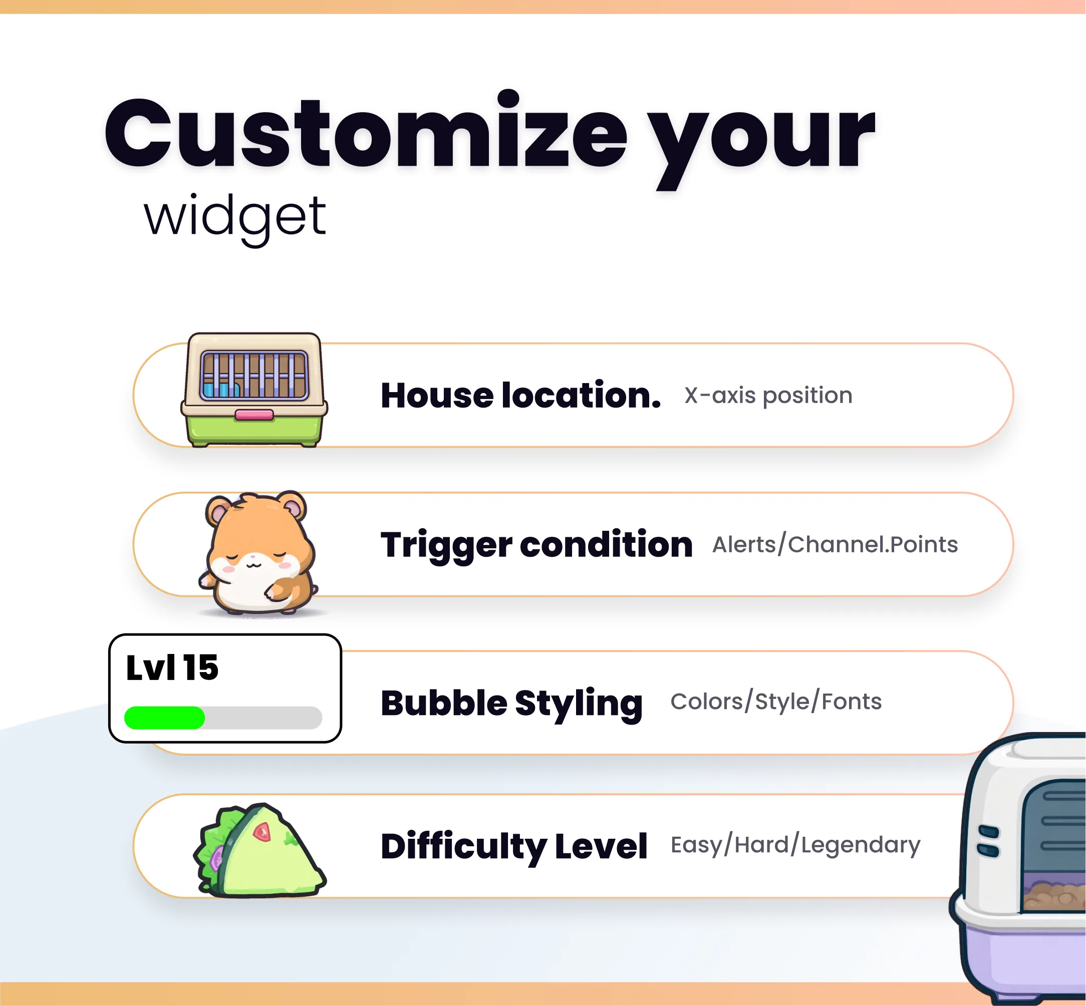 Widget Happy Hamster - Preview Image 9 | NeoStreamShop