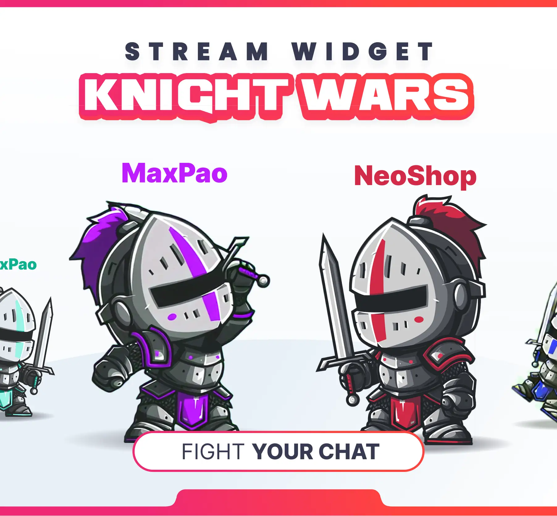 Widget Knights War - Stream Widgets | NeoStreamShop