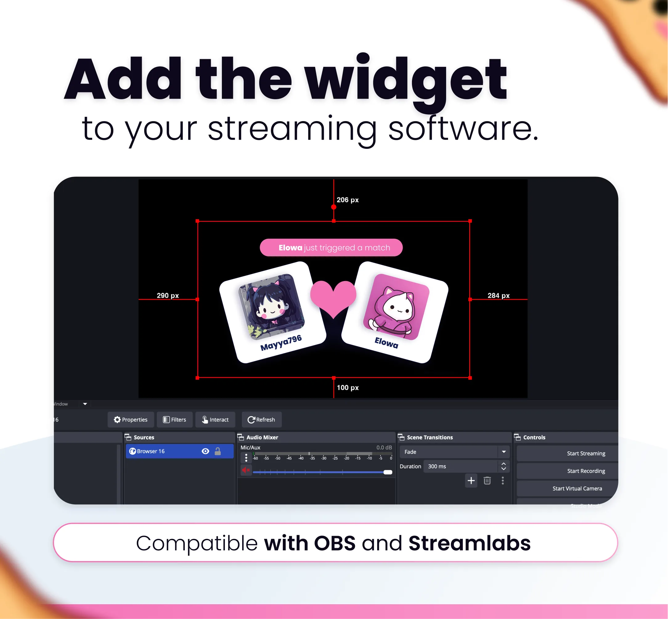 Widget Love Match - Preview Image 2 | NeoStreamShop