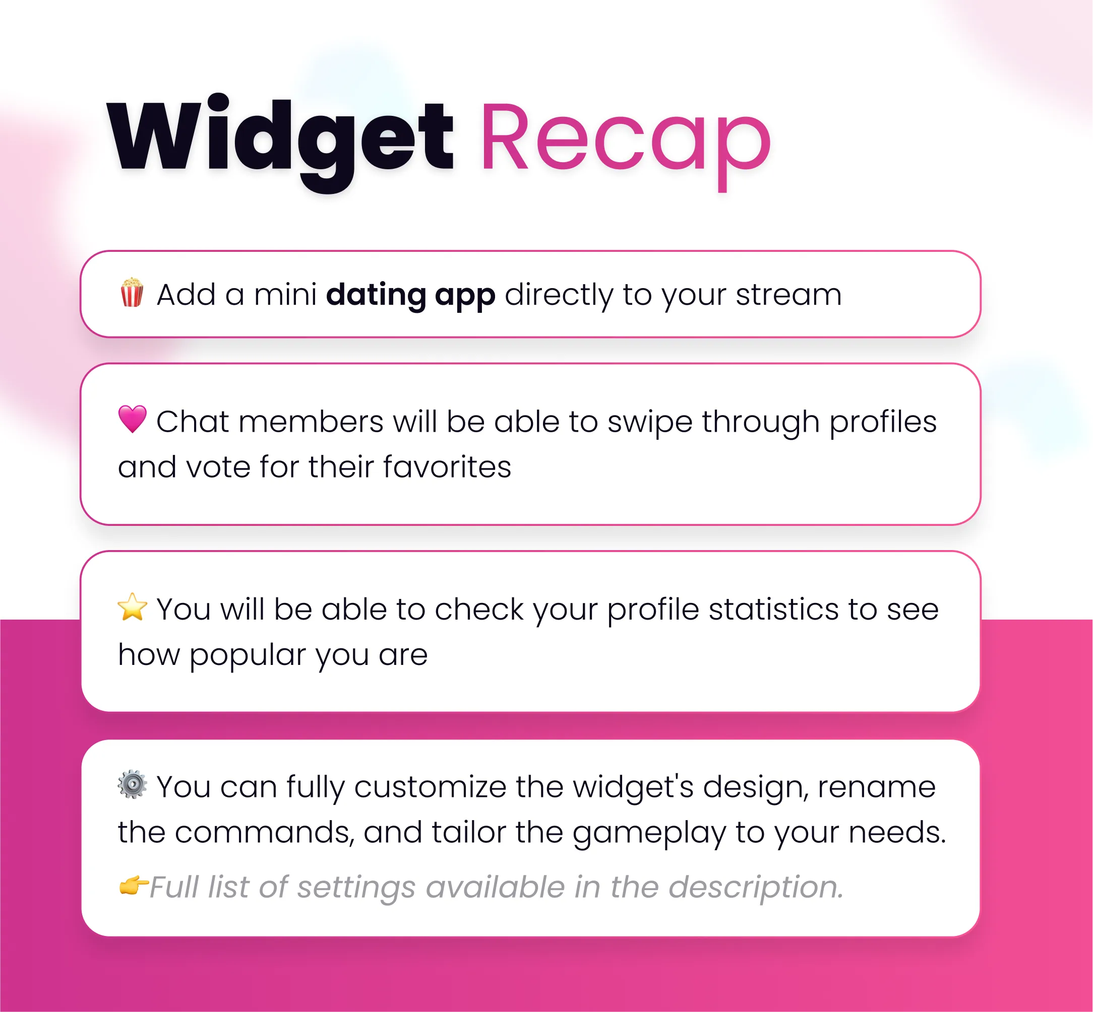 Widget Love Swipe - Preview Image 6 | NeoStreamShop