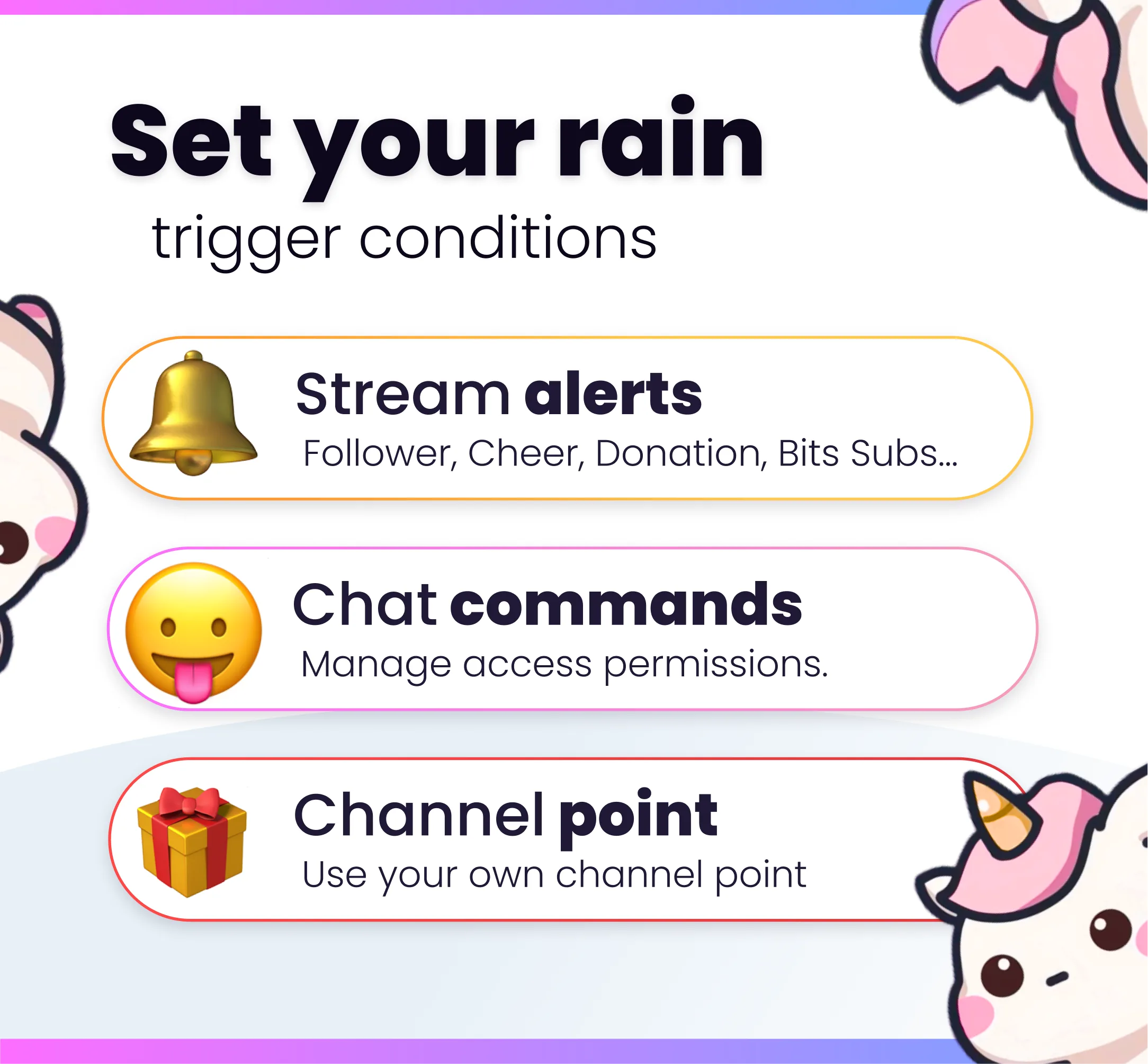 Widget Pet Rain - Preview Image 3 | NeoStreamShop