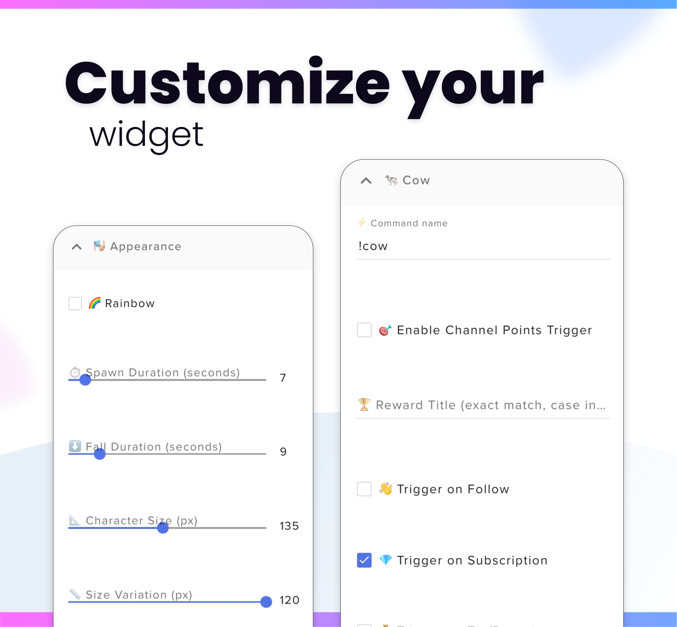 Widget Pet Rain - Preview Image 5 | NeoStreamShop