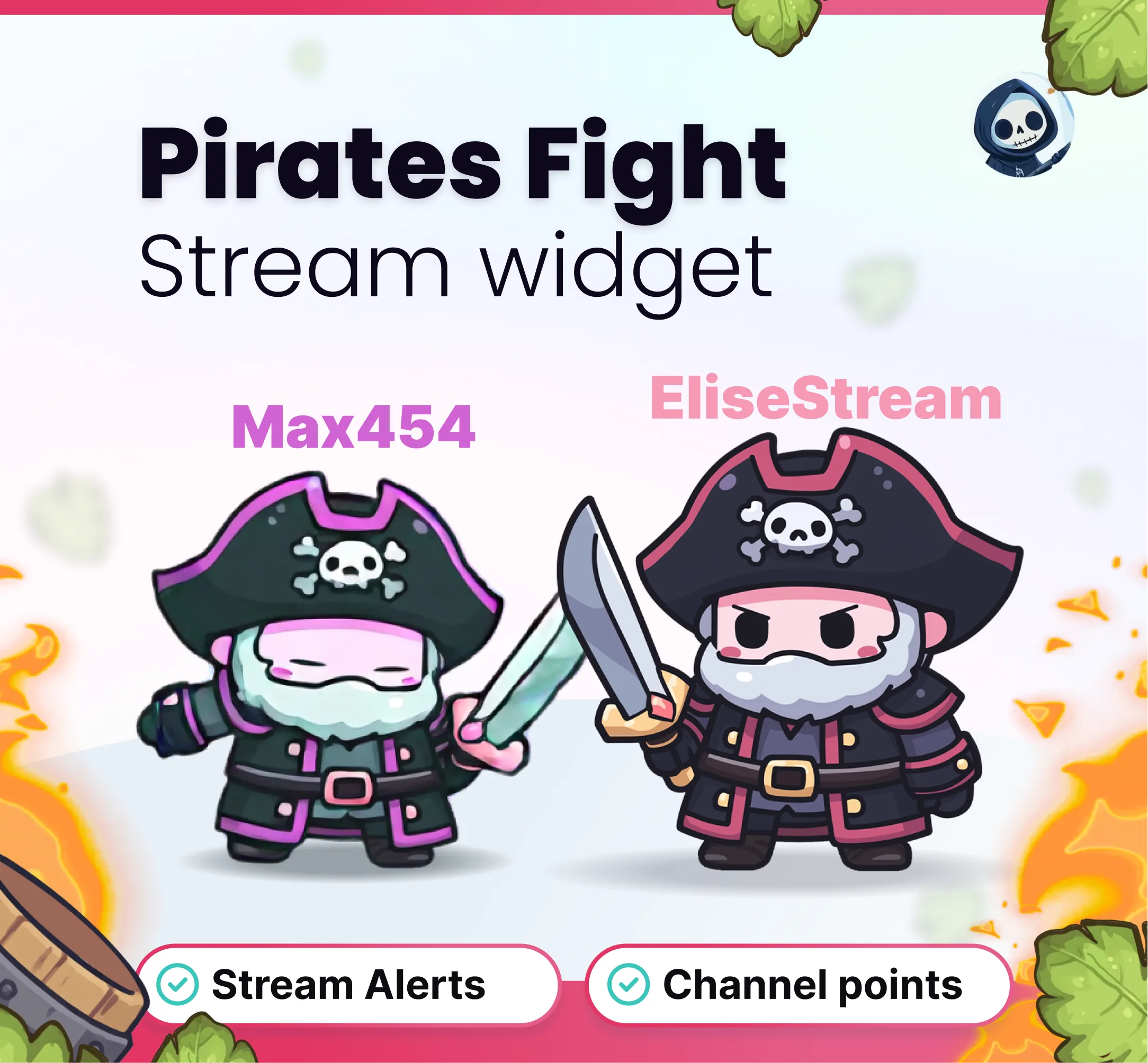 Widget Pirate Fight - Product Cover | NeoStreamShop