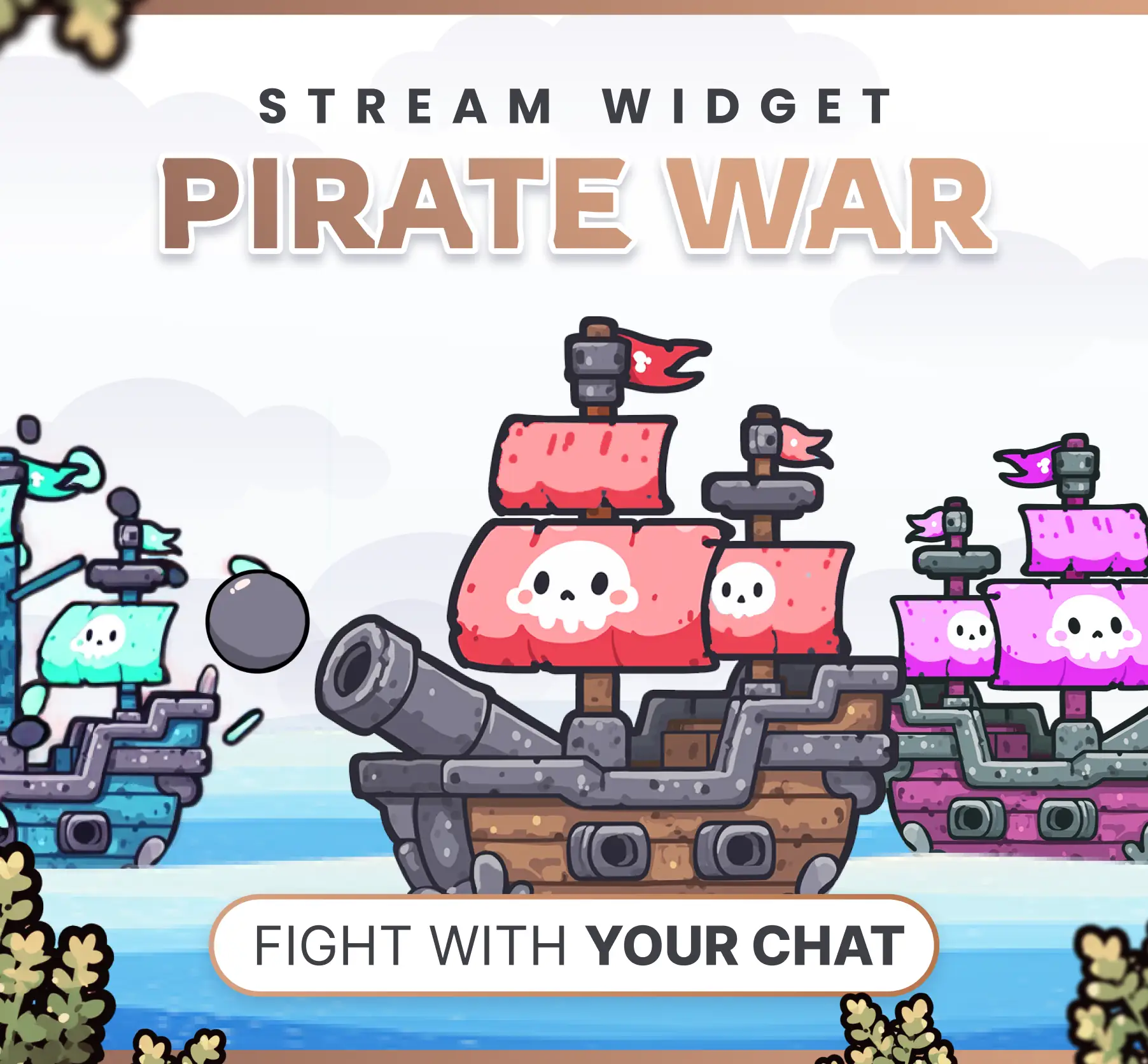 Widget Pirate War - Stream Widgets | NeoStreamShop