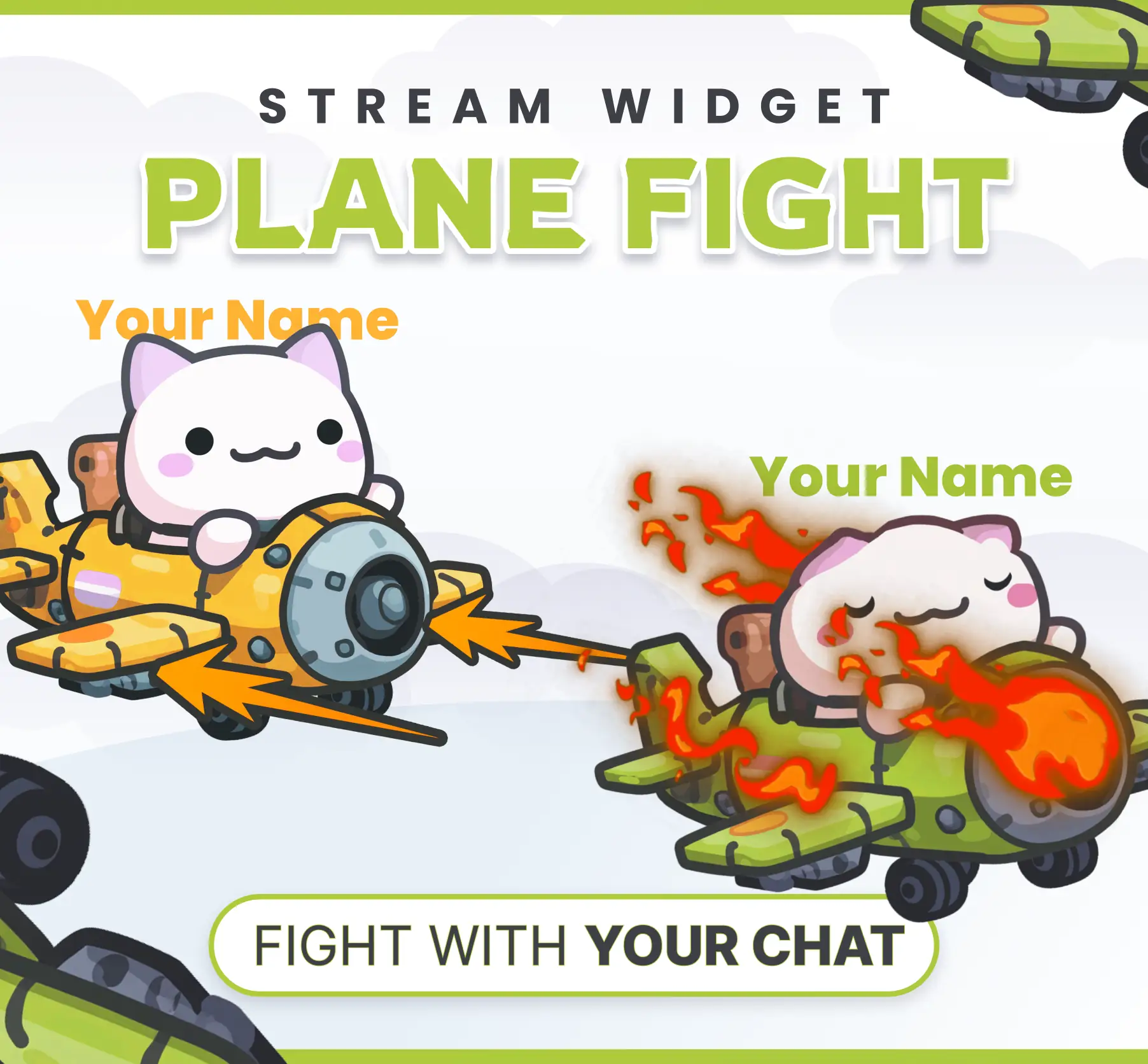 Widget Plane Fight - Stream Widgets | NeoStreamShop