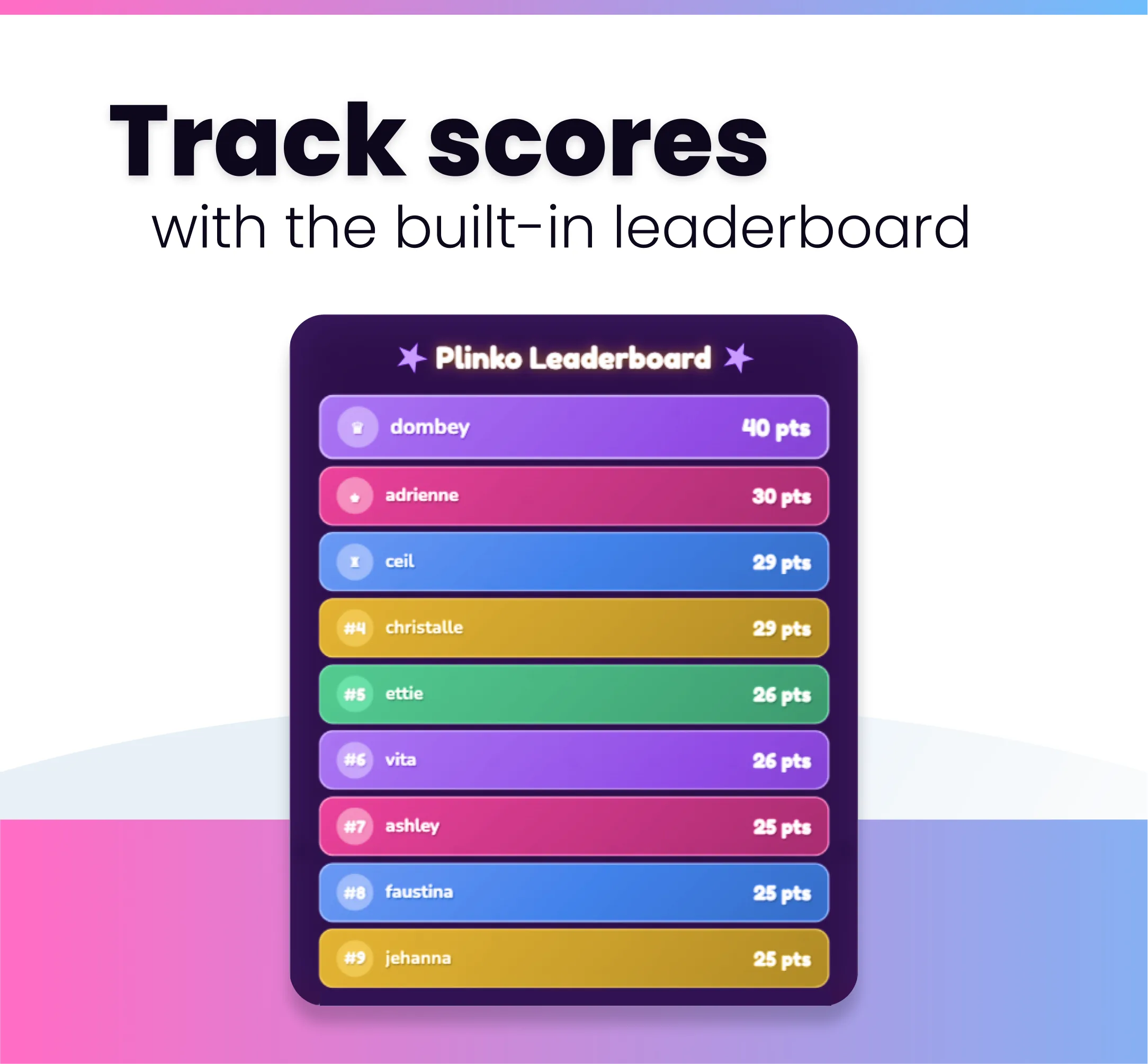 Widget Plinko Game - Preview Image 5 | NeoStreamShop