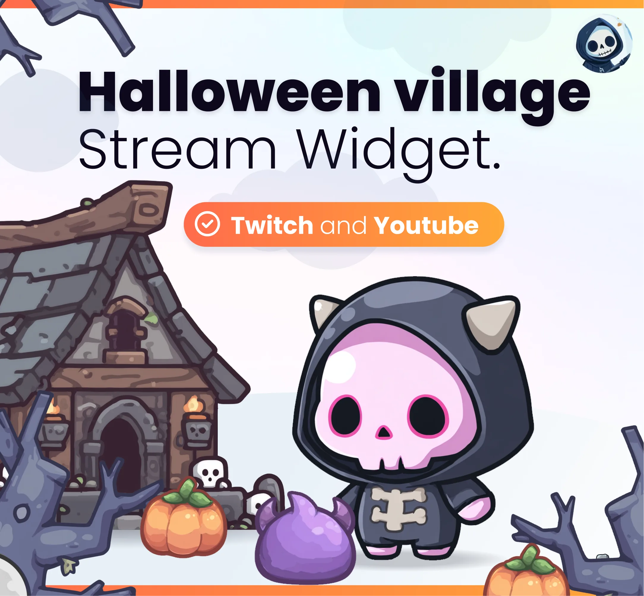 Stream Village Halloween - Product Cover | NeoStreamShop
