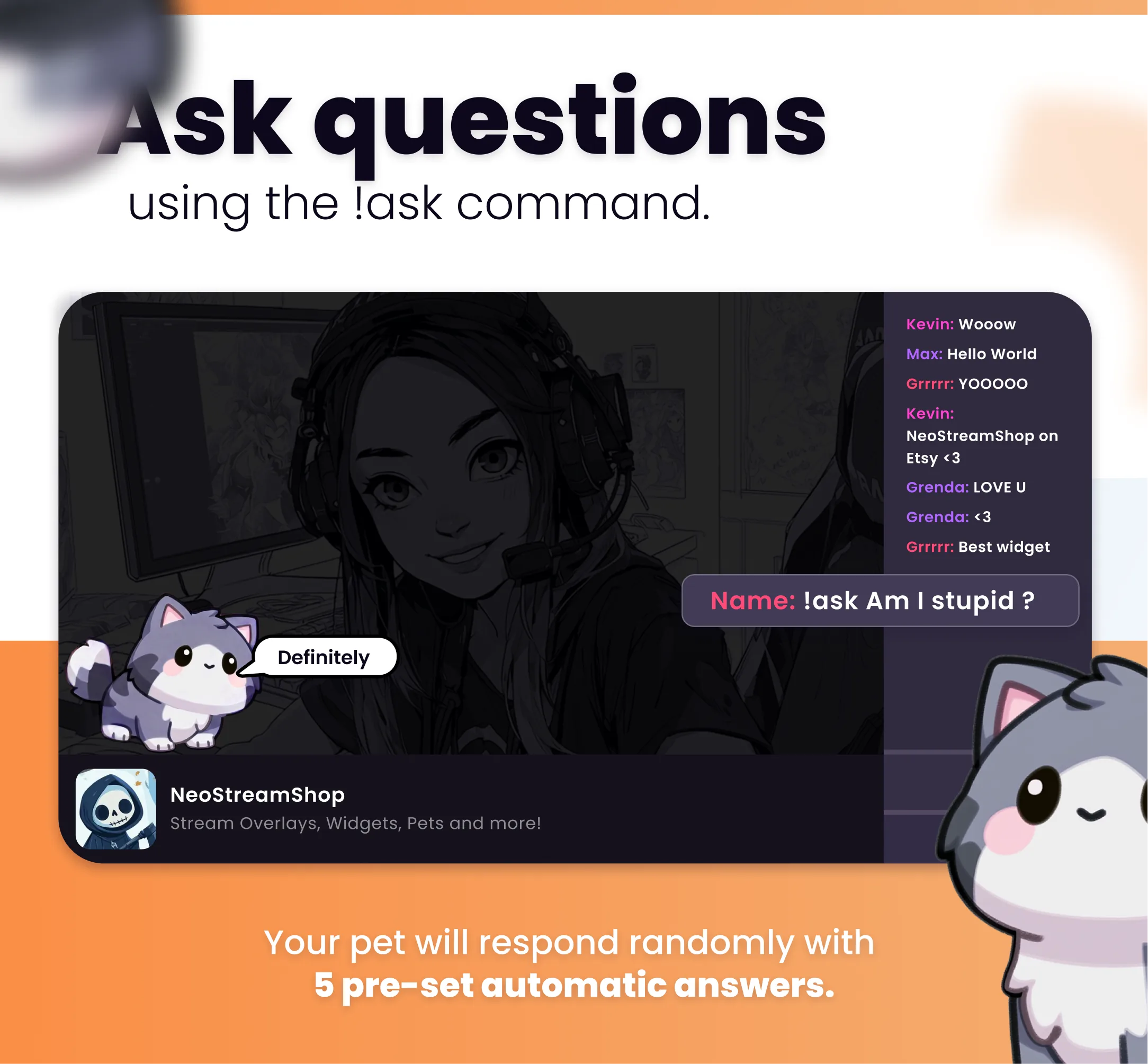 Chubby cat - Preview Image 11 | NeoStreamShop