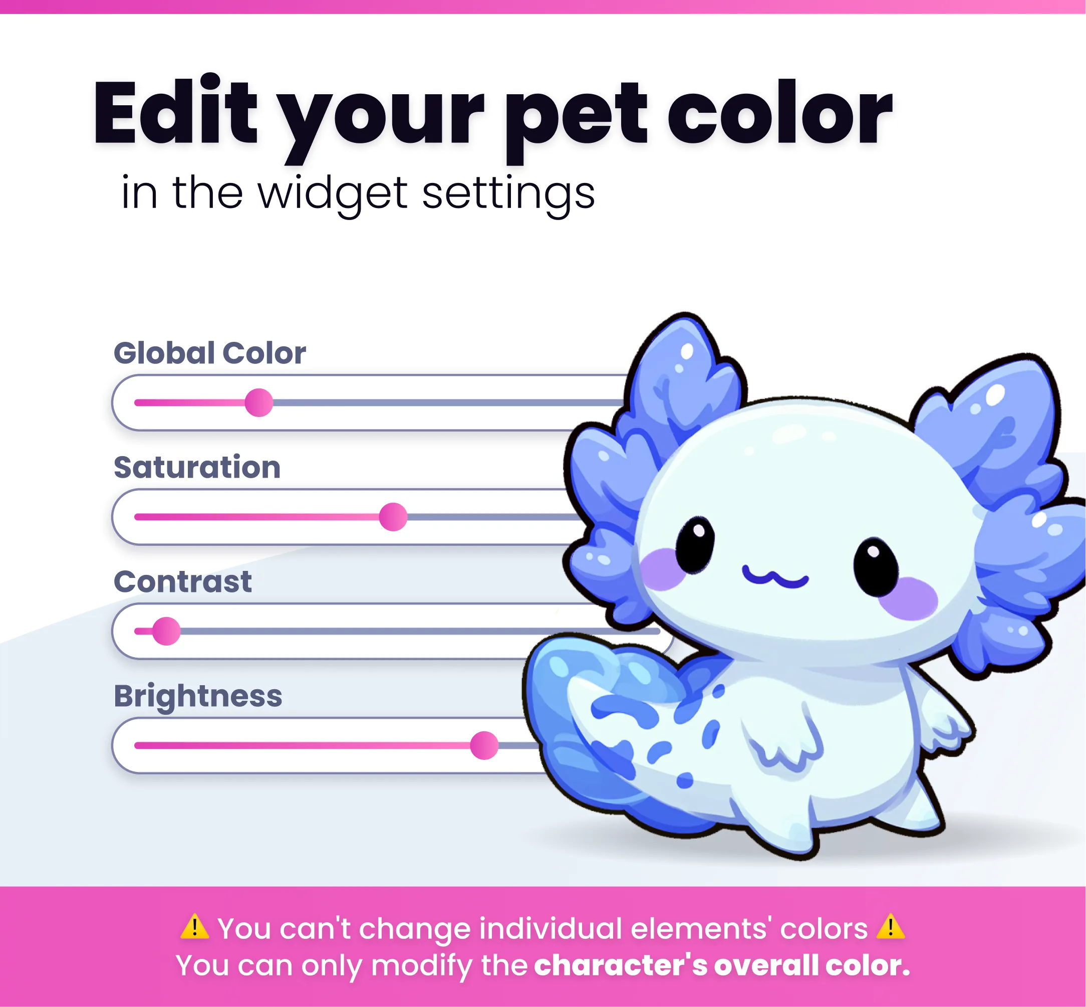 Cute axolotl - Preview Image 6 | NeoStreamShop