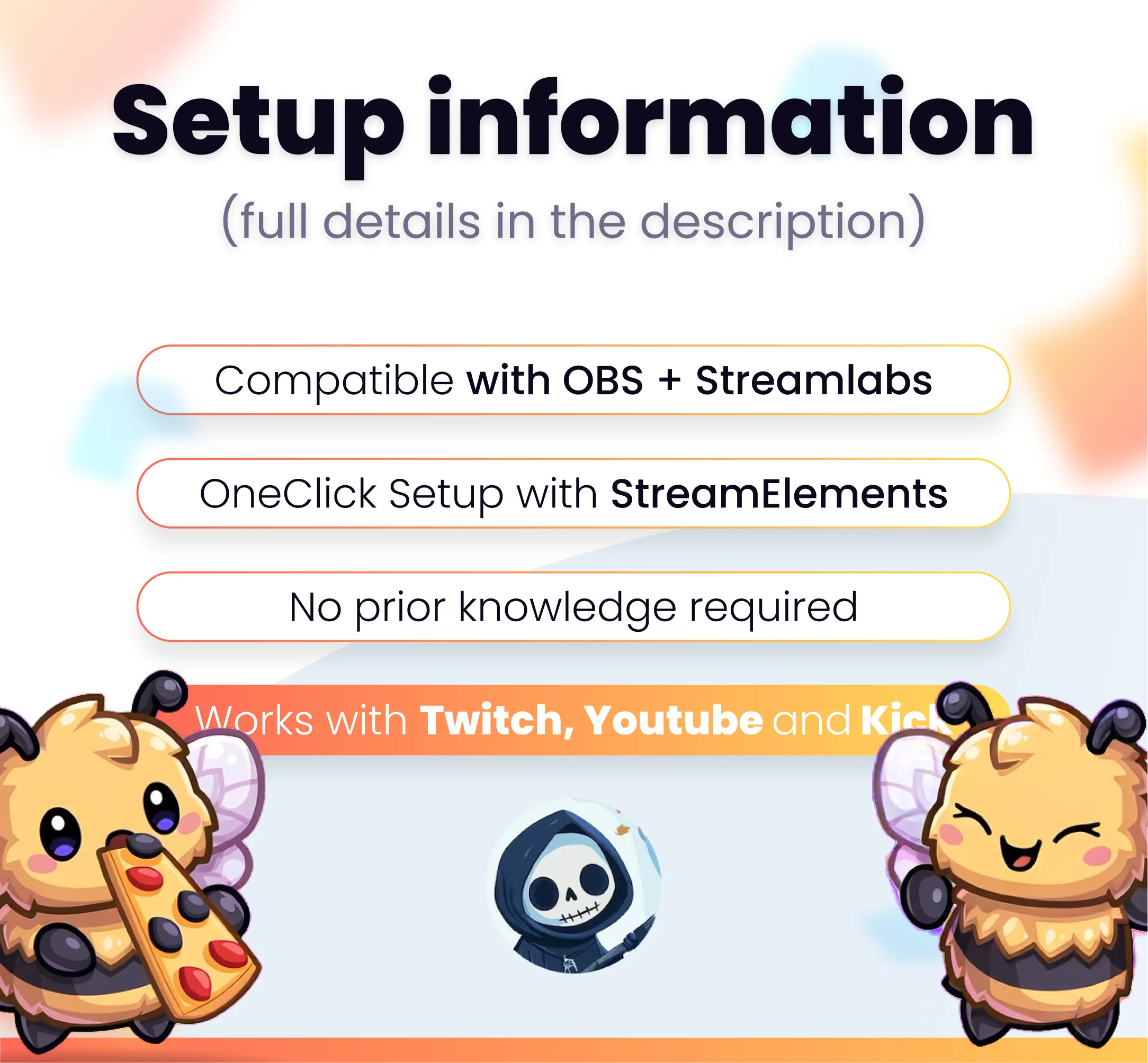 Cute bee - Preview Image 13 | NeoStreamShop