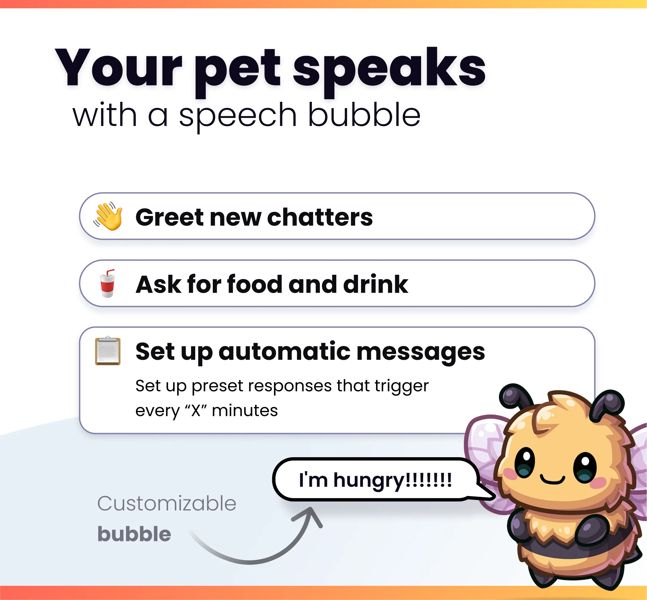 Cute bee - Preview Image 3 | NeoStreamShop