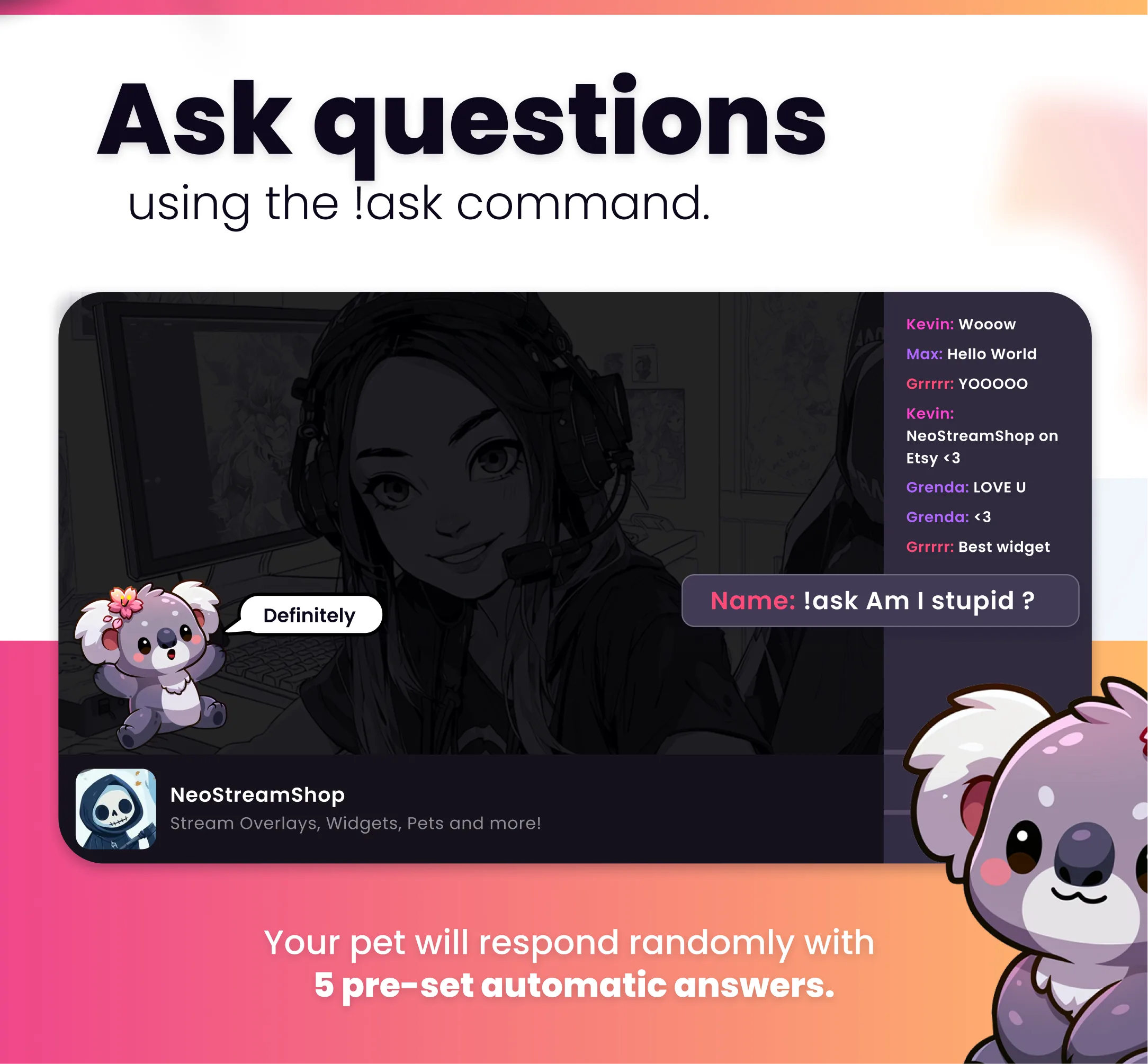 Cute koala - Preview Image 11 | NeoStreamShop