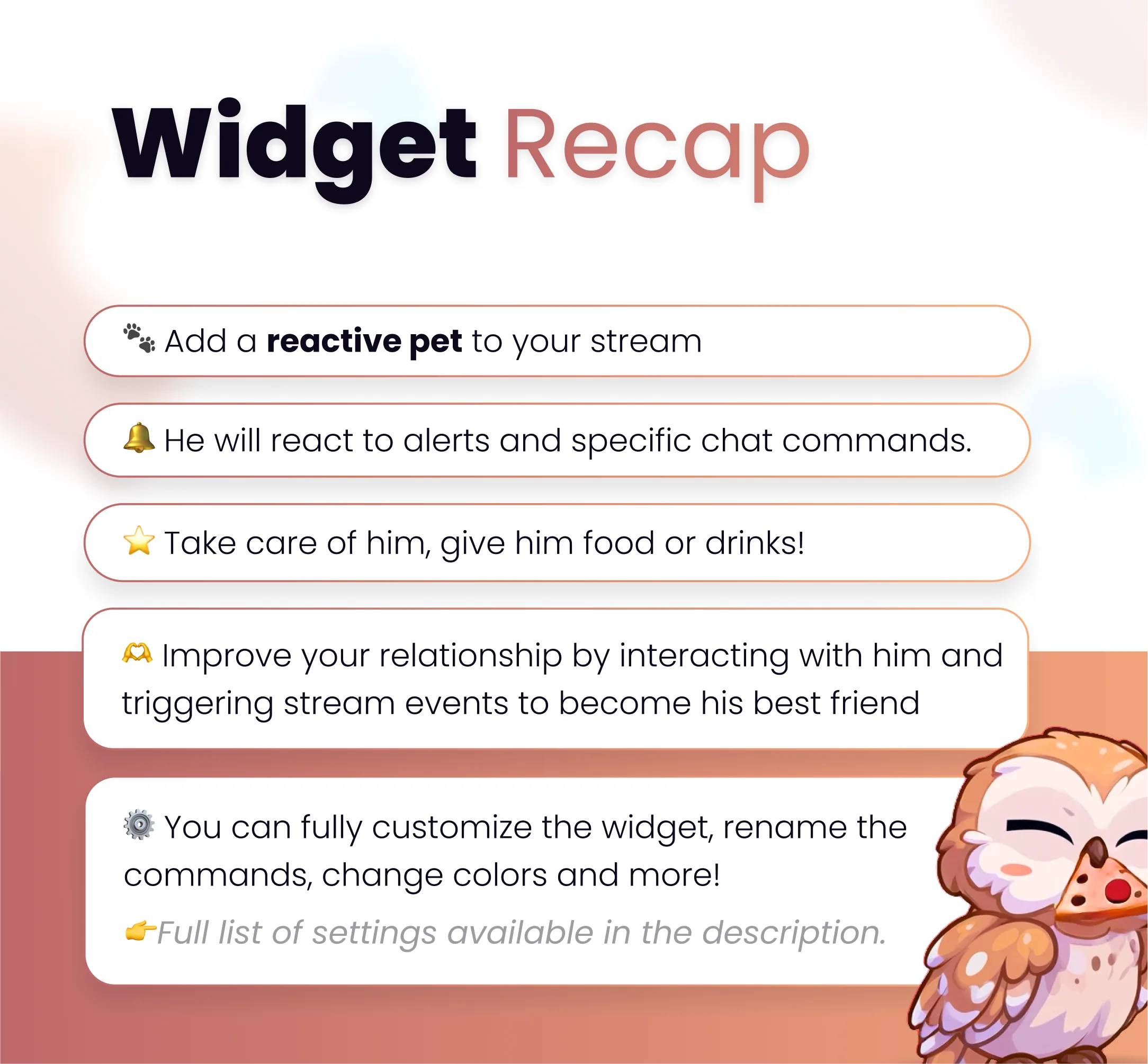 Cute owl - Preview Image 12 | NeoStreamShop