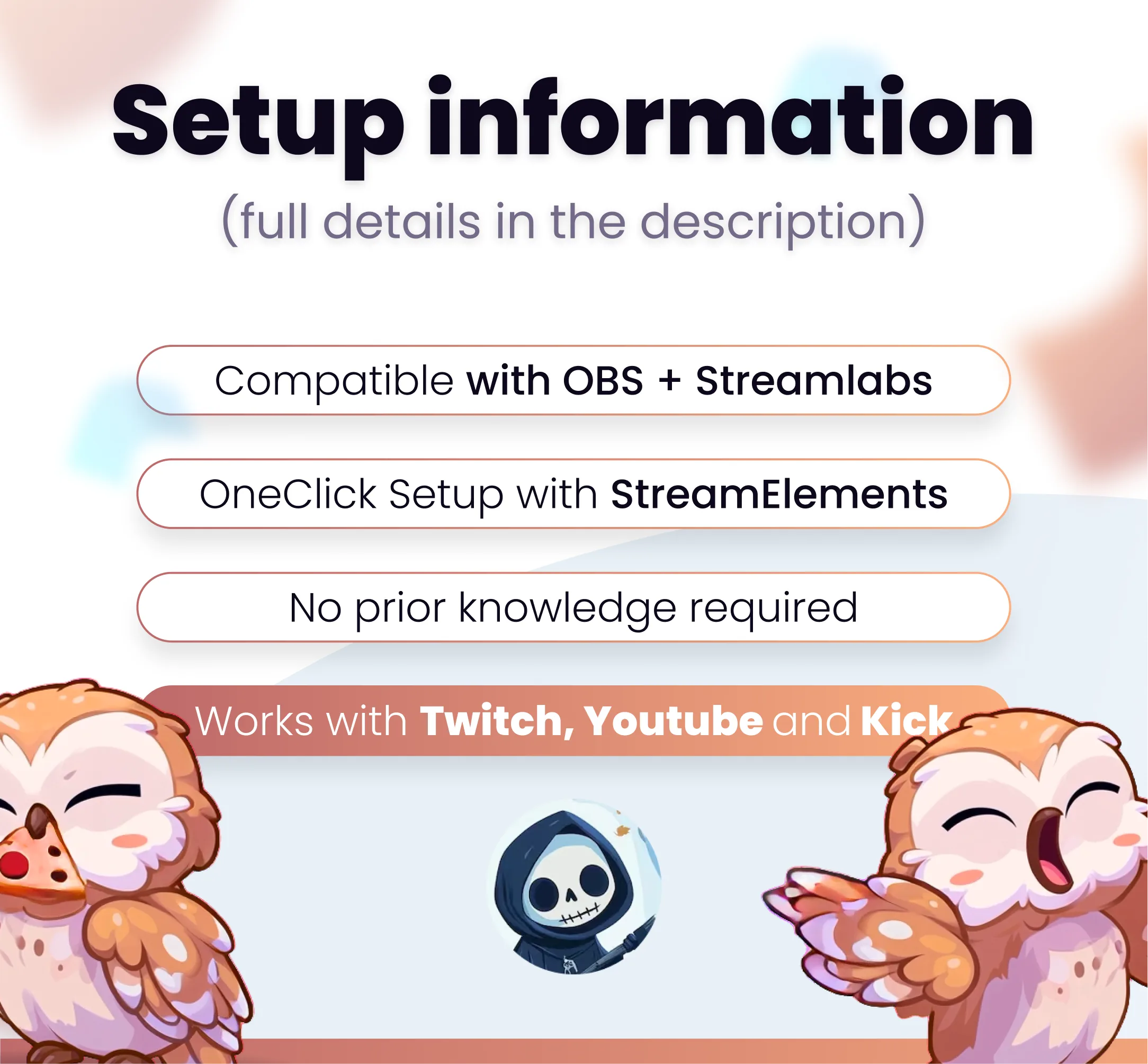 Cute owl - Preview Image 13 | NeoStreamShop