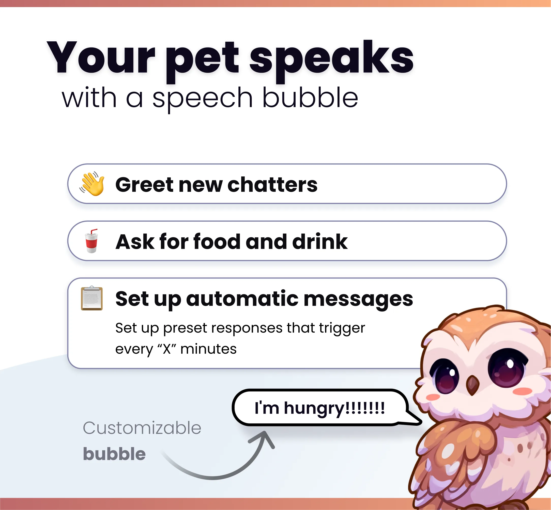 Cute owl - Preview Image 3 | NeoStreamShop