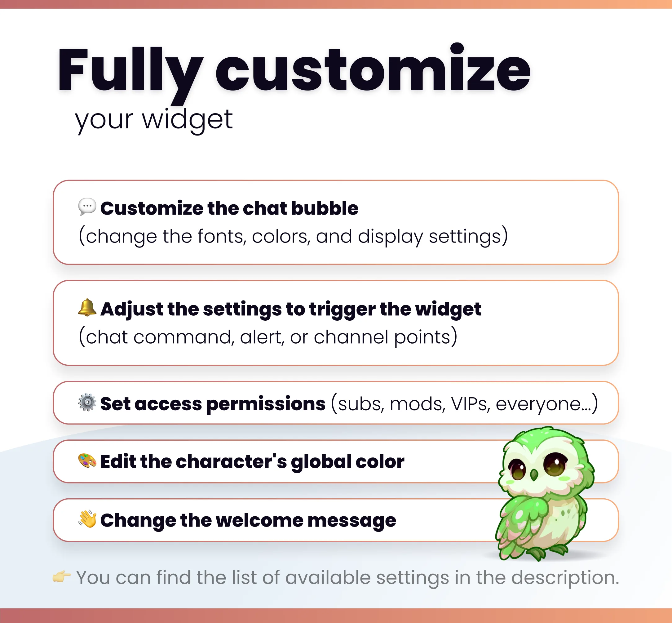 Cute owl - Preview Image 9 | NeoStreamShop