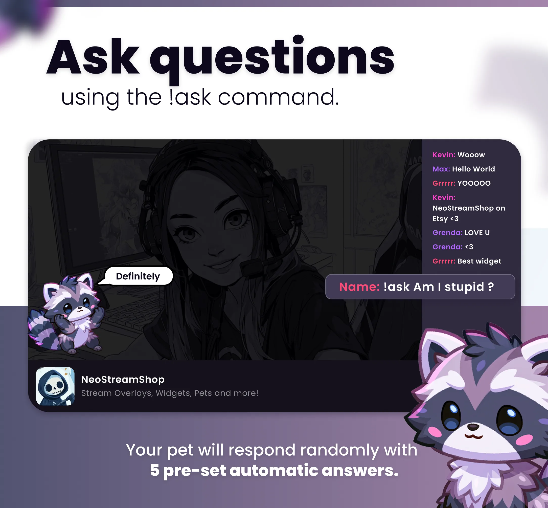 Raccoon - Preview Image 11 | NeoStreamShop
