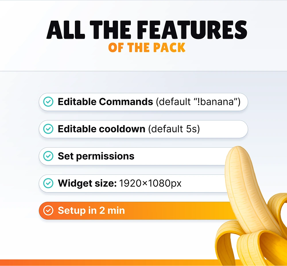 Command Banana Poke - Preview Image 4 | NeoStreamShop