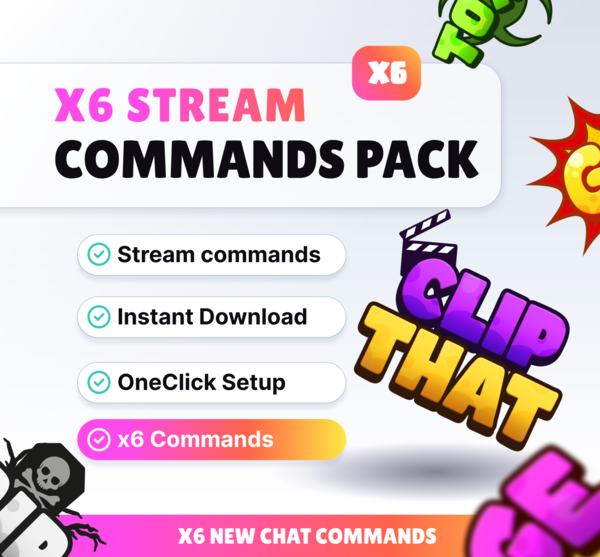Fun Commands Pack - Stream Commands | NeoStreamShop