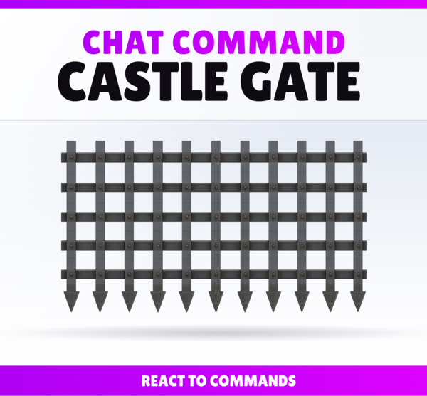 Command Castle gate - Stream Commands | NeoStreamShop