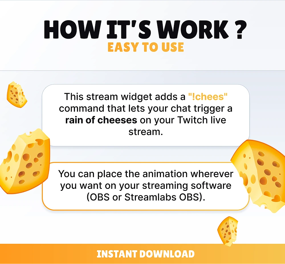 Command Cheese - Preview Image 1 | NeoStreamShop