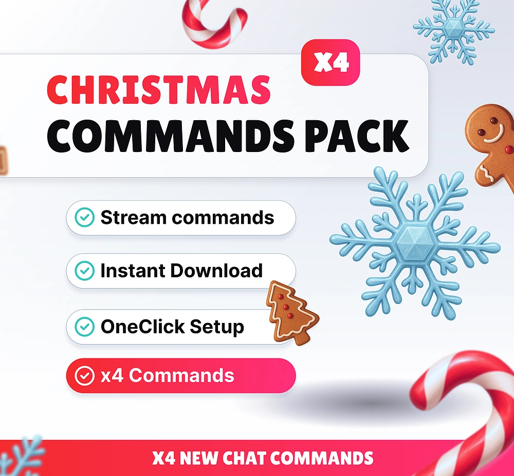 Christmas Commands Pack - Product Cover | NeoStreamShop