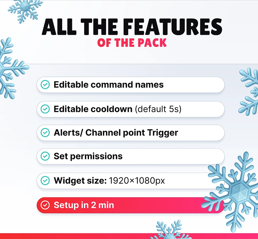 Christmas Commands Pack - Preview Image 5 | NeoStreamShop