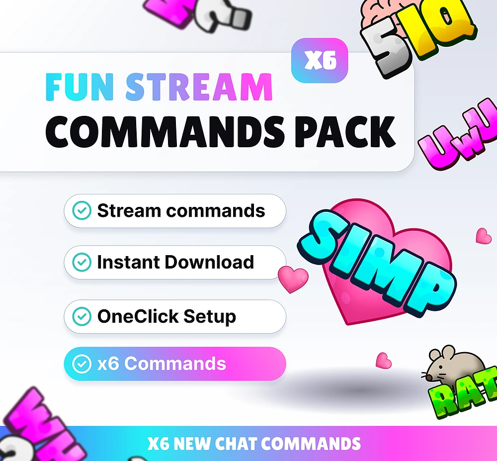 Fun Commands Pack - Product Cover | NeoStreamShop