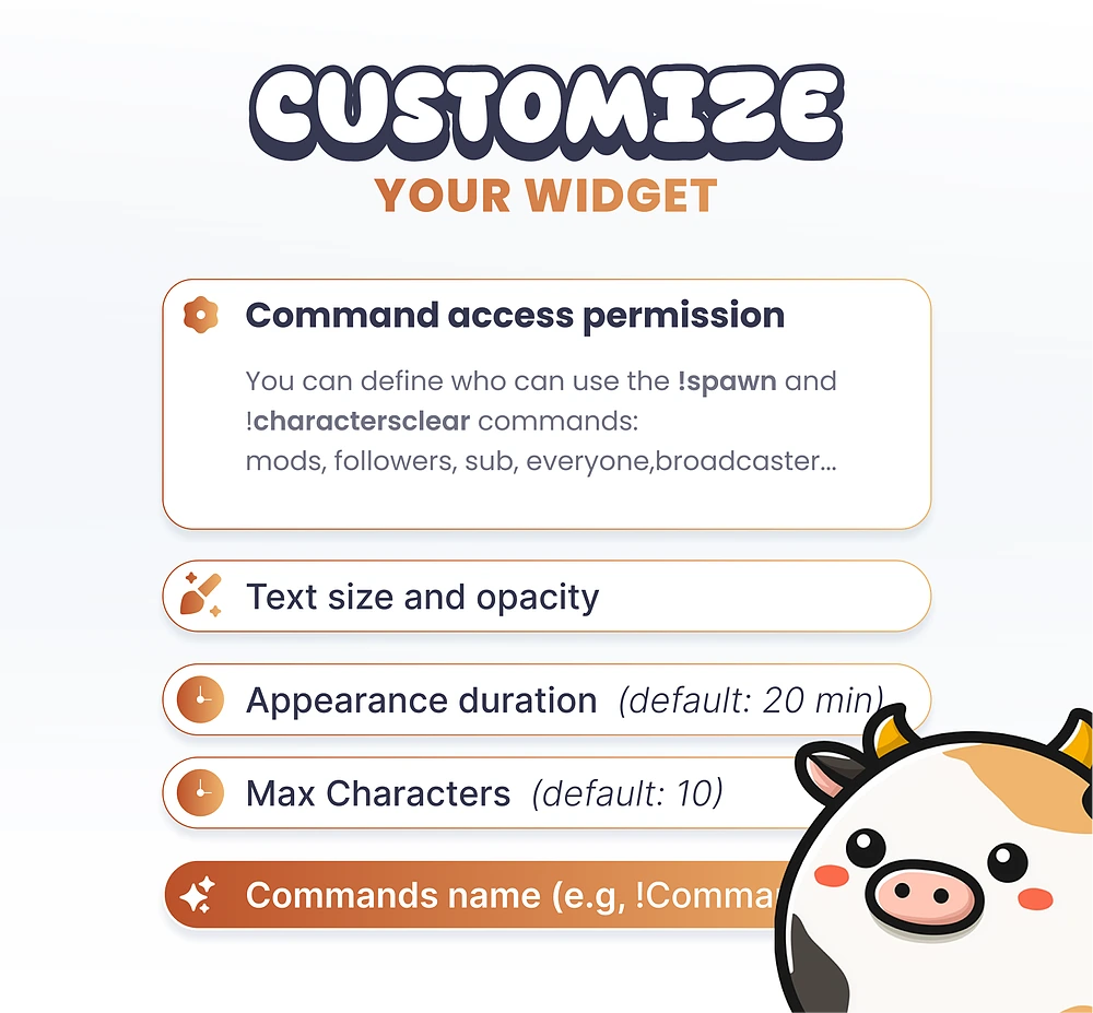 Widget Cows - Preview Image 4 | NeoStreamShop