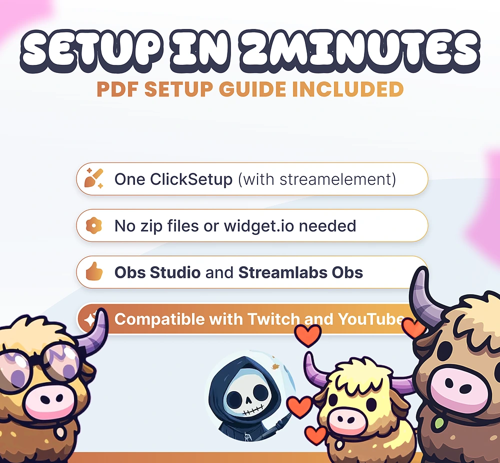Widget Highland Cows - Preview Image 7 | NeoStreamShop