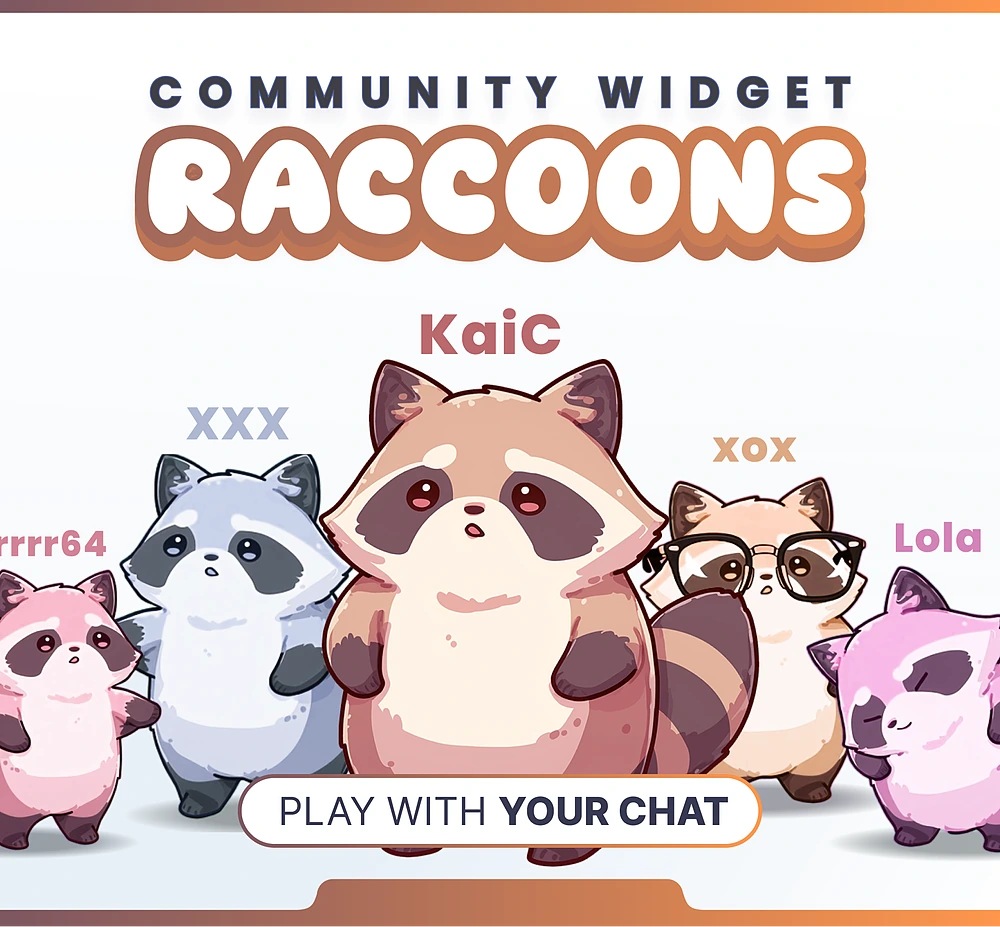 Widget Raccoons - Product Cover | NeoStreamShop