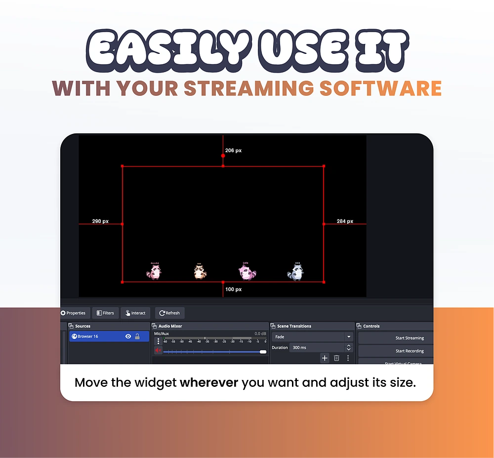 Widget Raccoons - Preview Image 3 | NeoStreamShop