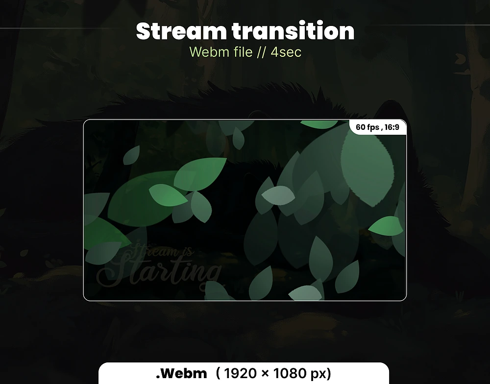 Dark wolf Overlays - Preview Image 5 | NeoStreamShop