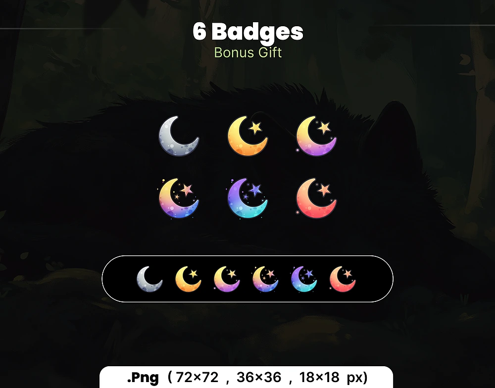 Dark wolf Overlays - Preview Image 7 | NeoStreamShop