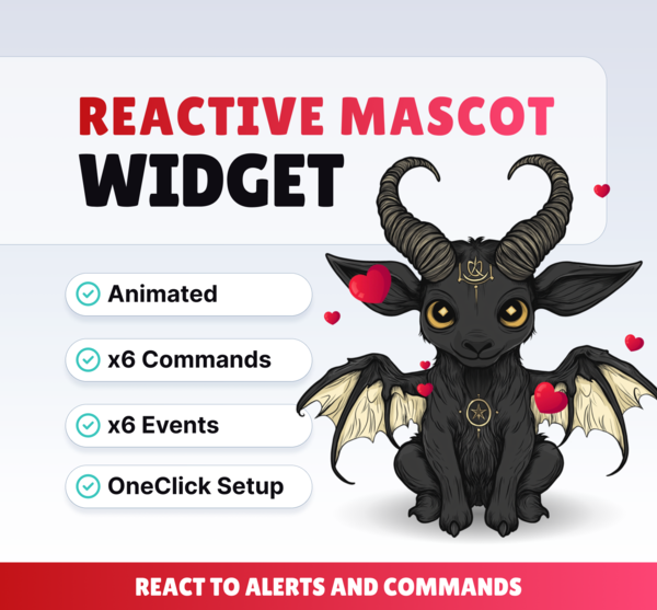 Baphomet Pet - Reactive Mascots | NeoStreamShop