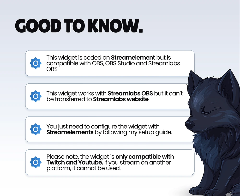 Dark wolf pet - Preview Image 6 | NeoStreamShop