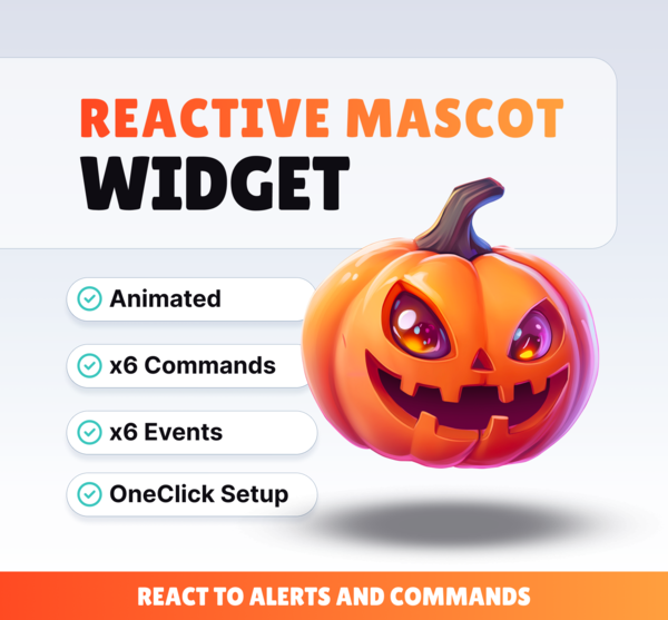 Halloween pumpkin pet - Reactive Mascots | NeoStreamShop