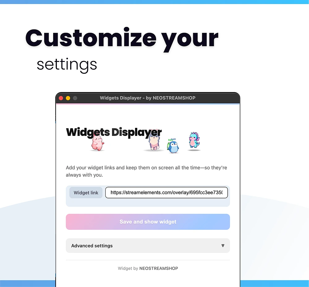 Widget Displayer - Preview Image 3 | NeoStreamShop