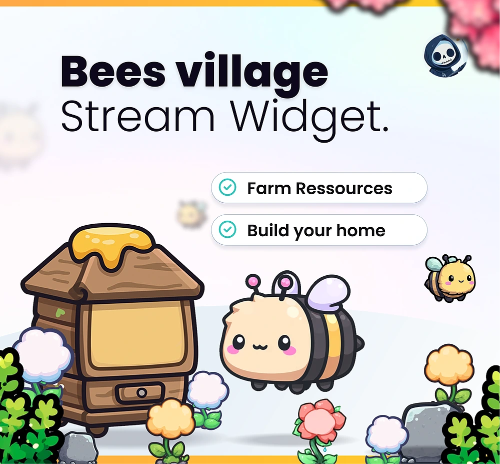 Bees Village Widget - Product Cover | NeoStreamShop
