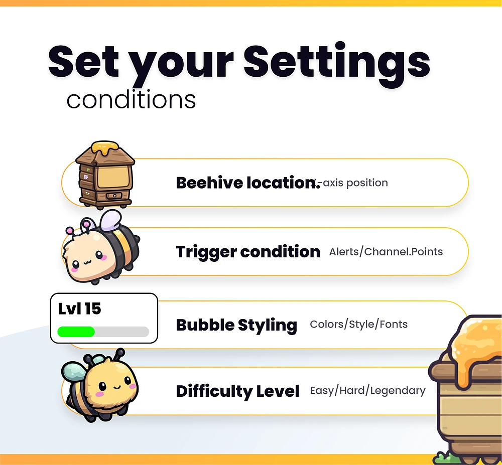 Bees Village Widget - Preview Image 7 | NeoStreamShop