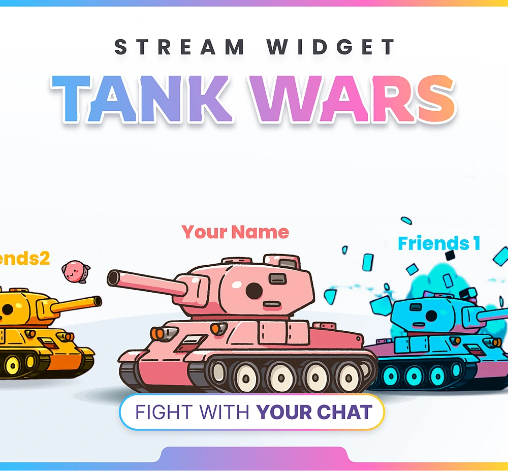 Widget Tank Wars - Product Cover | NeoStreamShop