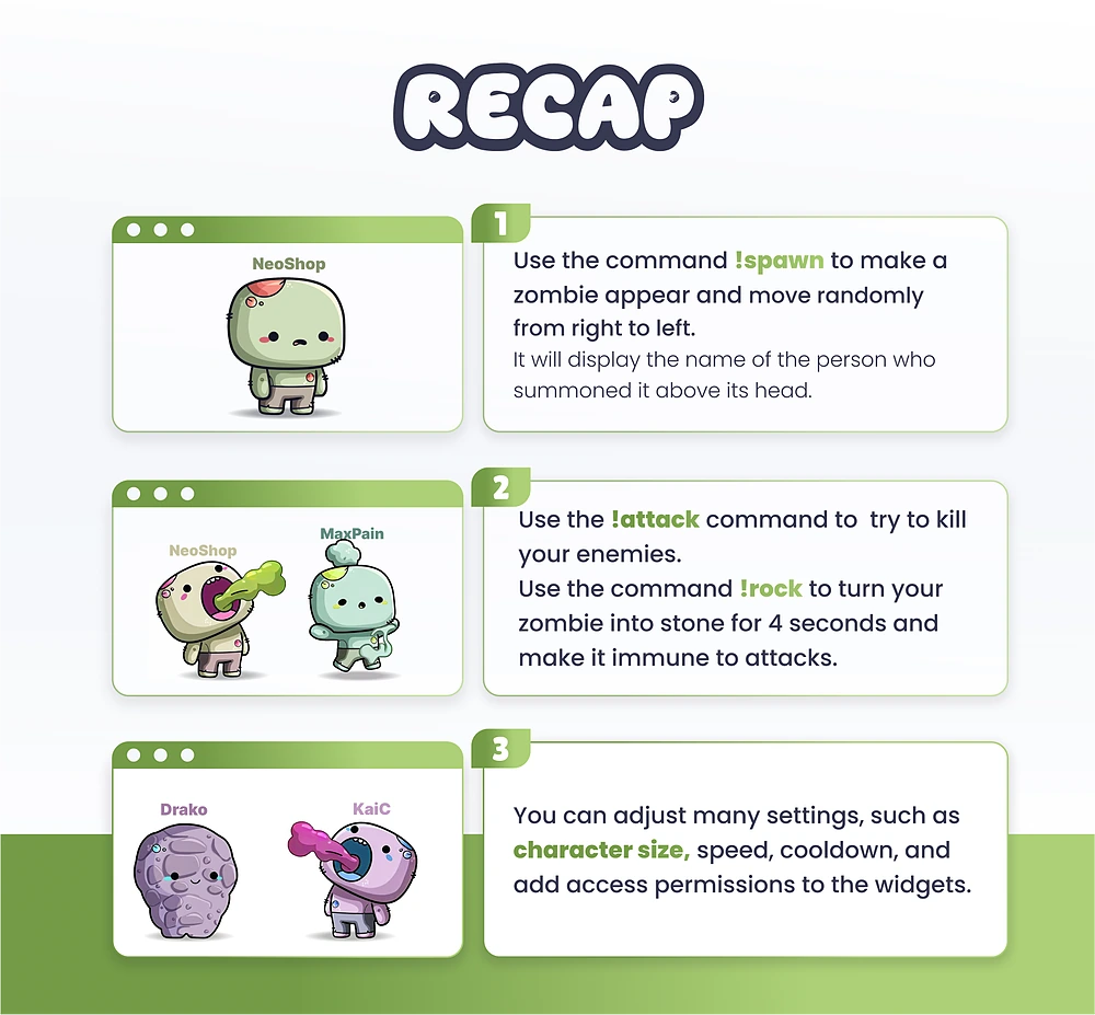 Zombies Widget - Preview Image 5 | NeoStreamShop